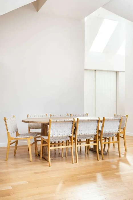 MESA COMEDOR OVAL - OLMO NATURAL - 2.20 X 1.05 MTS en Madera natural - Mesas de comedor, Uruguay | La Iberica, vista 24