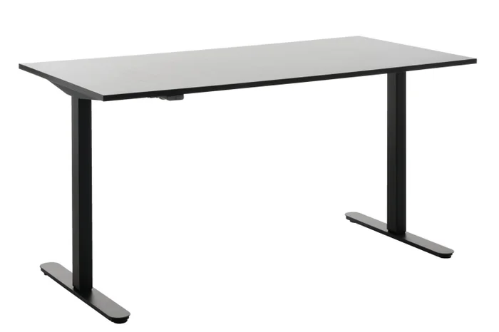 Escritorio altura reg SVANEKE 70x140 negro en Negro - Escritorios y sillas de escritorio, Uruguay | JYSK, vista 2