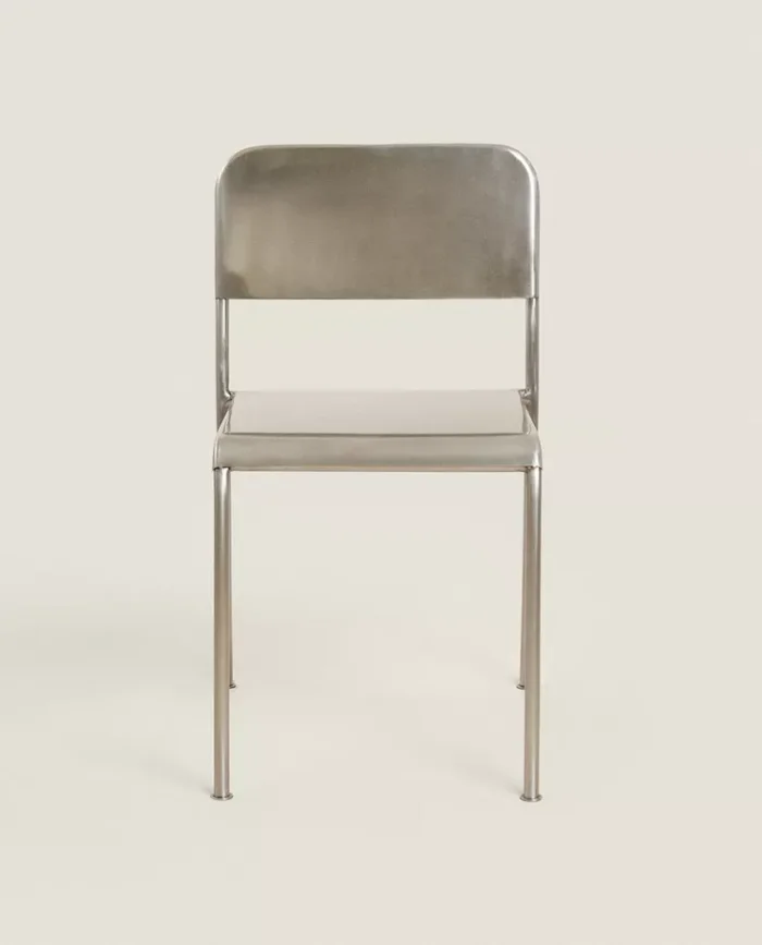 SILLA ESTRUCTURA ACERO INOXIDABLE en Gris - Sillas, Uruguay | Zara Home, vista 2