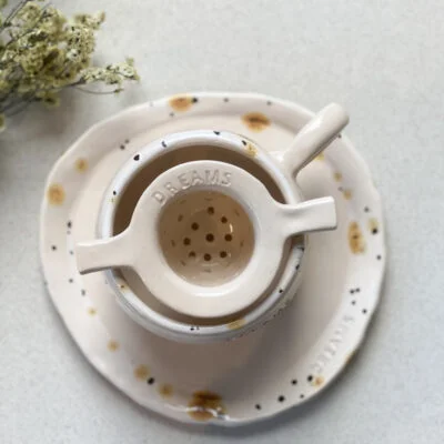 Infusionador de cerámica para té o hierbas en Beige - Decoración, Uruguay | Dreams On Time, vista 5