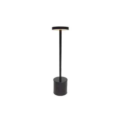 Lámpara de Mesa - Negra en Negro - Lámparas de mesa, Uruguay | Rústico Hogar