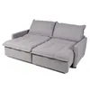 Sofá Cama Oliver - Tela Microfibra - 12074 (Ceniza) en Gris - Sillones y sofás, Uruguay | NYR, vista 8 de 8