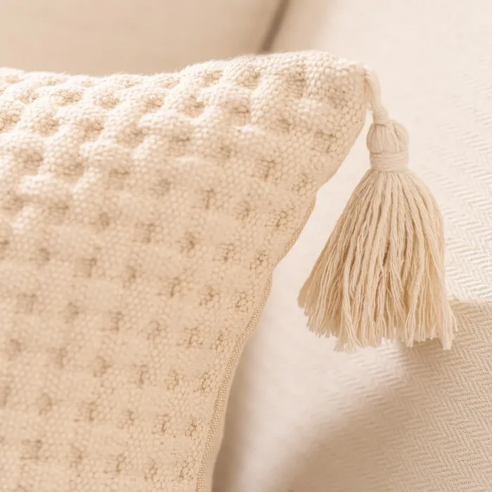 Almohadón Waffle en Beige - Textiles, Uruguay | Arredo, vista 2