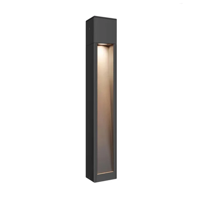 Bolardo de Exterior Ceres IP65 Negro en Negro - Lámparas de pie, Uruguay | Serlux