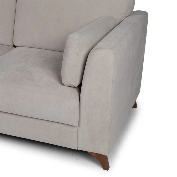 Rinconera Capri - Tela Microfibra - Chaise izquierdo - Kruger 02-152 (Beige) en Beige - Sillones y sofás, Uruguay | NYR, vista 3