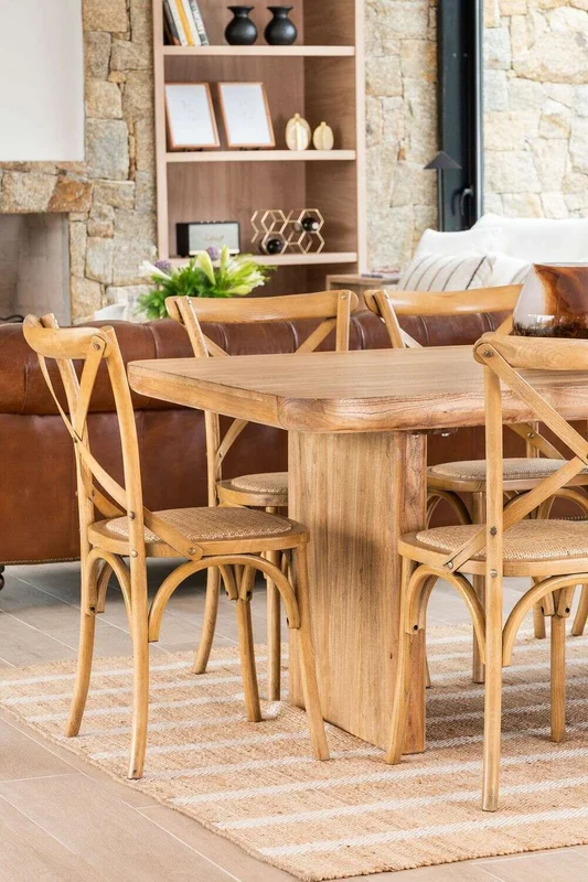 MESA COMEDOR ATHENA - 2.50 X 1.00 MTS en Madera natural - Mesas de comedor, Uruguay | La Iberica, vista 8