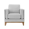 Butaca Tela-y-madera Gris Luxor Premium en Gris - Sillones y sofás, Uruguay | Divino, vista 3 de 7