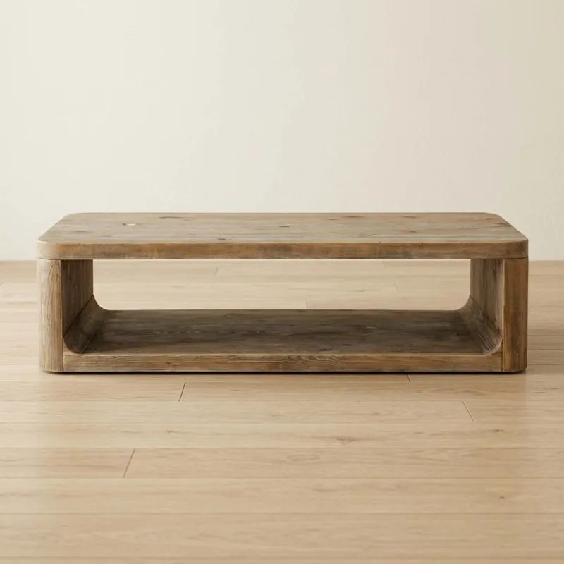 Mesa Ratona Madera Natural-beige Romero Natural en Madera natural - Mesas de living, Uruguay | Divino