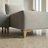 Rinconera Gino - Tela Microfibra - Chaise derecho - TC1009 (Plata) en Gris - Sillones y sofás, Uruguay | NYR, vista 4 de 7