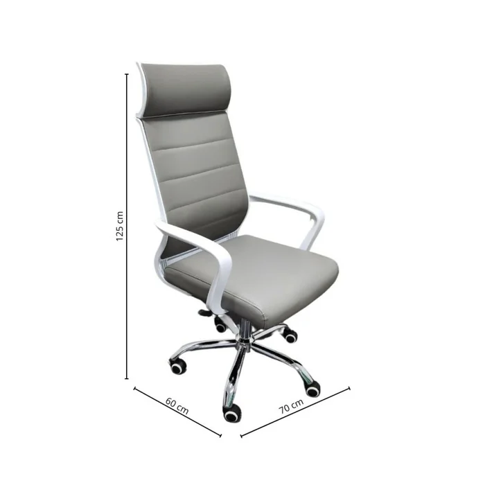 Silla de oficina AeroComfort Pro - Gris en Gris - Sillas de escritorio, Uruguay | La Cueva Muebles, vista 6