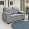 Juego De Living Sillón 2 Cuerpos Tapizado Tela Chenille en Gris - Sillones y sofás, Uruguay | Soy Hogar, vista 3