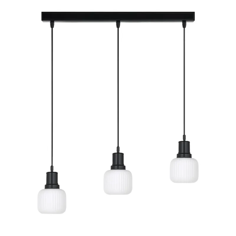 Luminaria Colgante Decorativa Pirce Small X3 en Blanco - Lámparas colgantes, Uruguay | Serlux