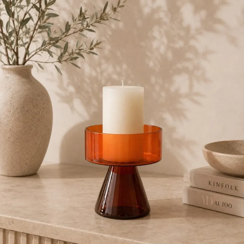 Candelabro Cody Flame en Rojo - Decoración, Uruguay | Aihaus