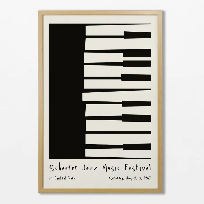Jazz Music Festival N.01 en Multicolor - Láminas, Uruguay | La Cuadrería