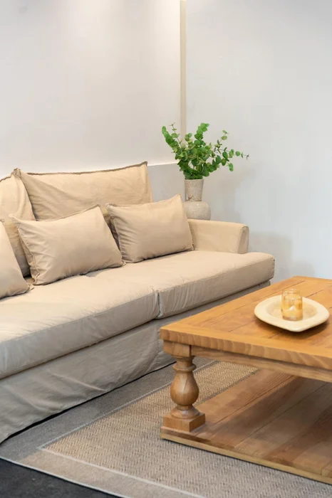 Sofa Verona Enfundado Tussor en Beige - Sillones y sofás, Uruguay | Marvic, vista 2
