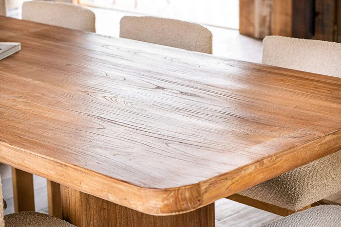 MESA COMEDOR ATHENA - 3.00 X 1.00 MTS en Madera natural - Mesas de comedor, Uruguay | La Iberica, vista 4