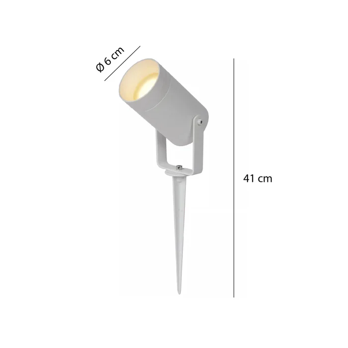 Luminaria Pincho Utah GU10 41cm Blanco en Blanco - Lámparas de pie, Uruguay | Serlux, vista 4