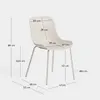 Silla Altea beige y patas de acero con acabado beige en Beige - Sillas, Uruguay | Kavehome, vista 9 de 9