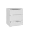 Mesa De Luz Fit 2 Cajones Moderna 100% Mdp en Blanco - Mesas de luz, Uruguay | Soy Hogar, vista 3