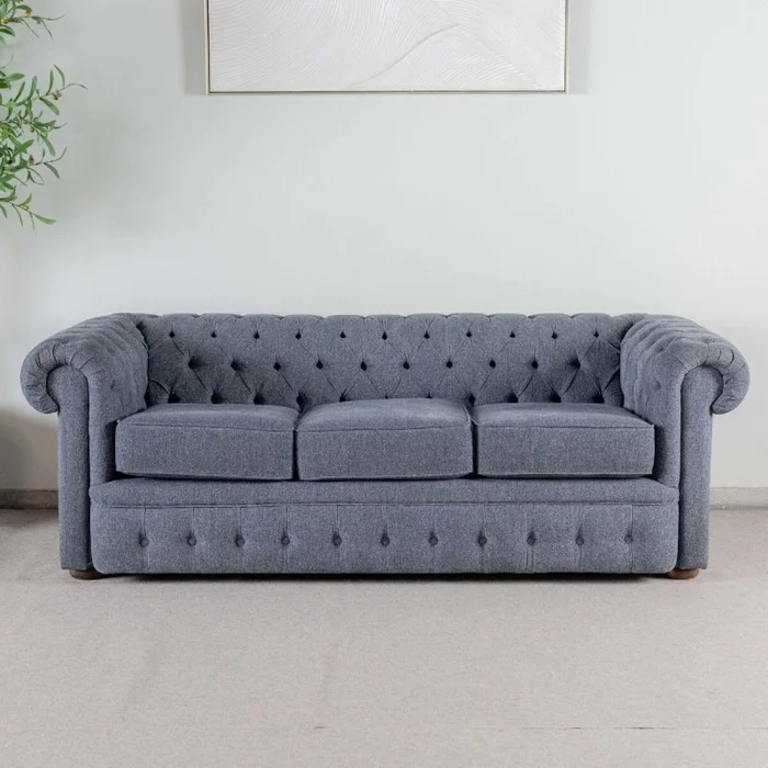 Sofá Chesterfield en Azul - Sillones y sofás, Uruguay | Fábrica Italiana, vista 3