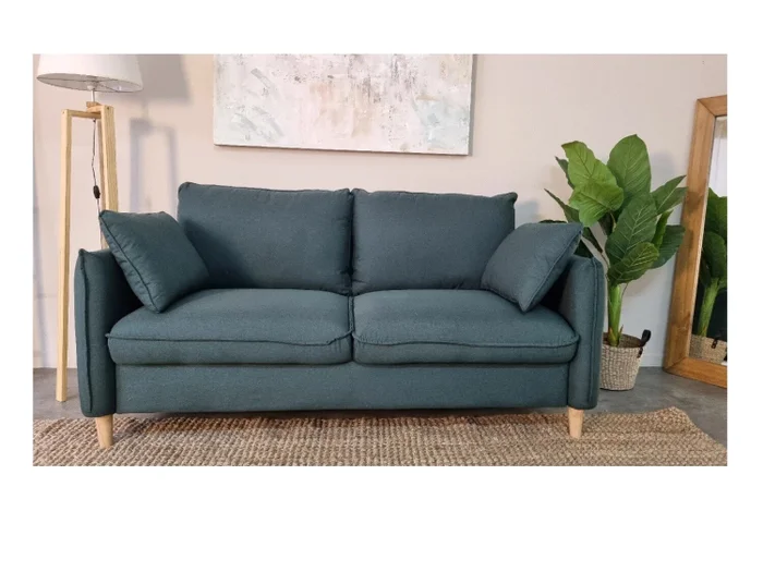Sofá 3 cps OSLO - Verde Inglés en Verde - Sillones y sofás, Uruguay | Finkel, vista 3