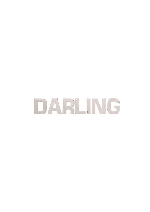 Letras esmaltadas "Darling" en Blanco - Decoración, Uruguay | Martinika Deco