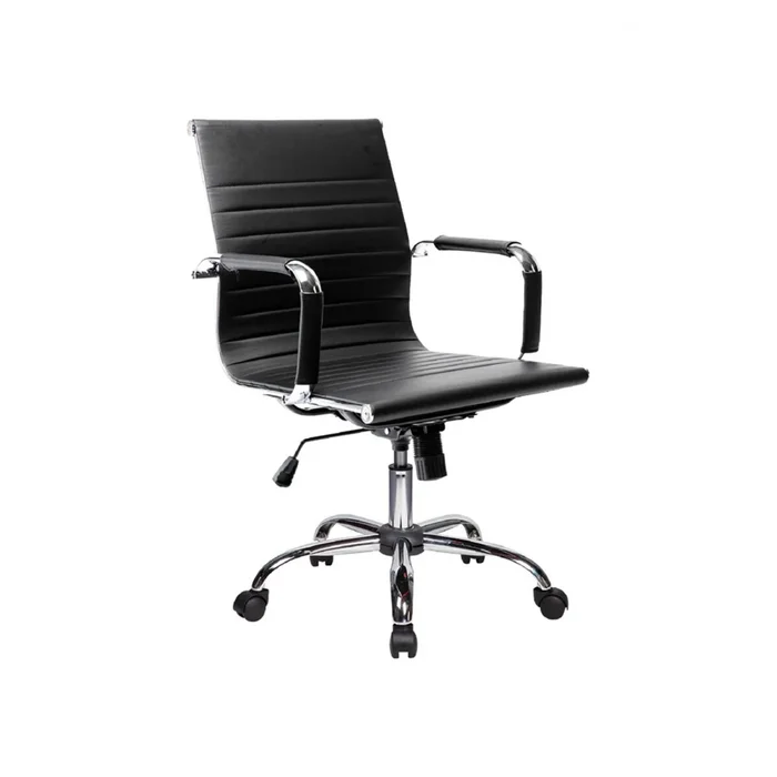 Silla De Escritorio Inox en Negro - Escritorios y sillas de escritorio, Uruguay | Rústico Hogar