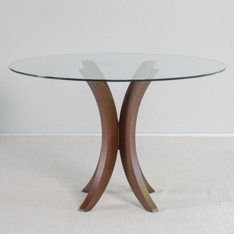 Base para Mesa Pies Curvos en Marrón - Mesas de comedor, Uruguay | Fábrica Italiana, vista 3
