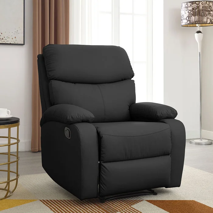 Poltrona Sillón Reclinable - 1 Cuerpo - Giselle en Negro - Sillones y sofás, Uruguay | Delta Center, vista 2