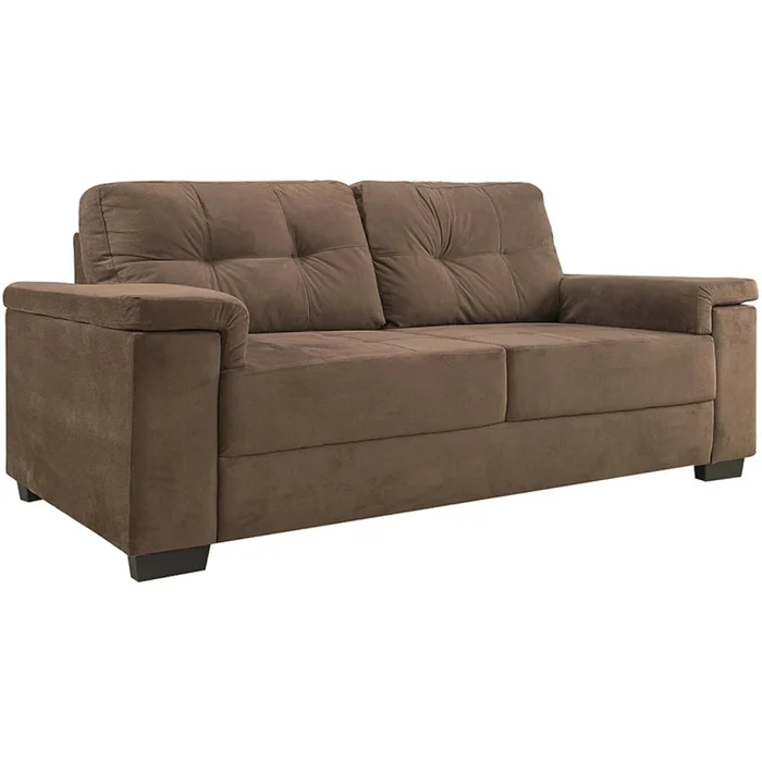Sillon Lux - 3 Cuerpos - Tela Marron en Marrón - Sillones y sofás, Uruguay | Ecowood, vista 2