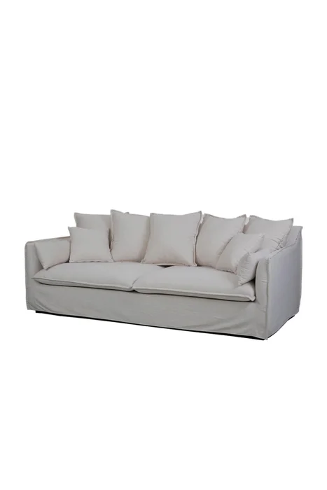 Sofá Hobart, 3 Cuerpos - Gris en Gris - Sillones y sofás, Uruguay | Indian, vista 2