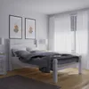 Cama 2 Plazas Madera Maciza - Linea Mexicana en Blanco - Dormitorio, Uruguay | Rústico Hogar, vista 3 de 3