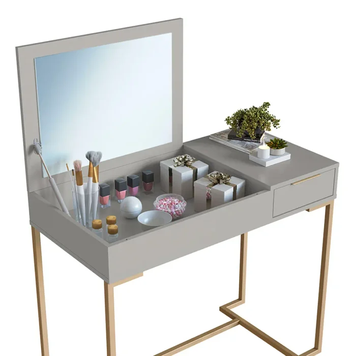 Tocador Cómoda para Dormitorio - Eira en Gris - Cómodas, Uruguay | Delta Center, vista 2