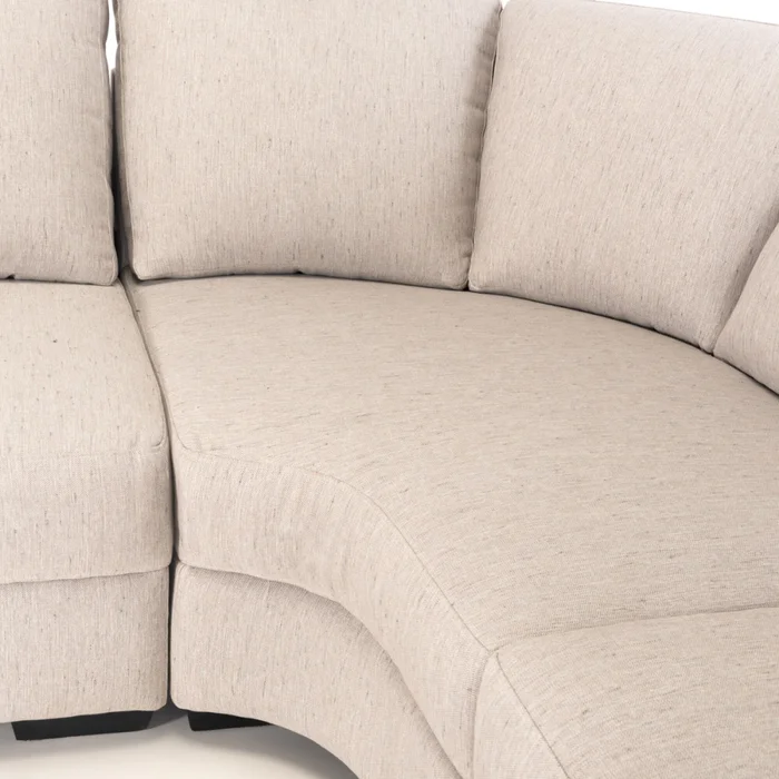 Rinconera Anni - Tela Aquaclean - 3 + Chaise - A fabricar en Beige - Sillones y sofás, Uruguay | Nyr, vista 4