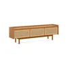 Rack Dune - Con tejido - Natural en Marrón - Muebles para TV, Uruguay | NYR, vista 4 de 4