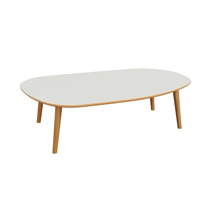 Mesa Ratona 120CM Organica Sofia - 100% MDF en Blanco - Mesas de living, Uruguay | Balton, vista 4