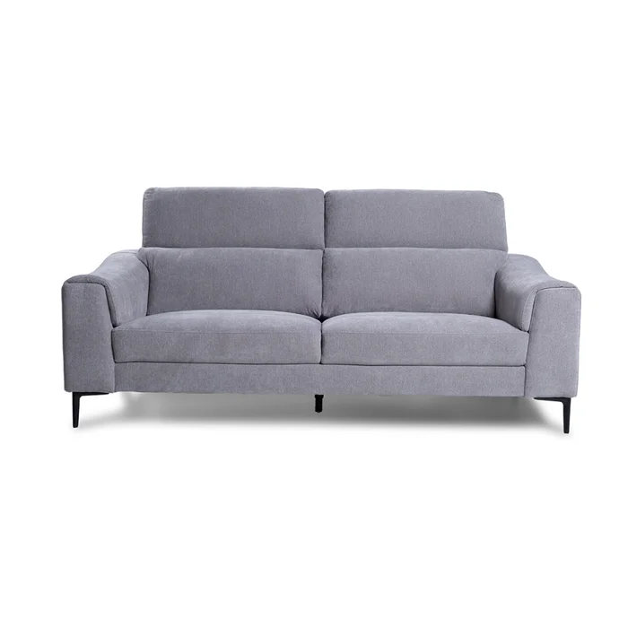 Sofá Hashtag - Tela Microfibra - 3 cuerpos - 6686-7 Gris en Gris - Sillones y sofás, Uruguay | NYR, vista 2
