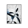 CUADRO CANVAS 30x40CM MARCO NEGRO FLOR AZUL 1 en Azul - Decoración de pared, Uruguay | Koz, vista 1 de 2