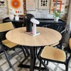 Mesa de Comedor Circular Louvre (90 cm) - Crudo - Mesas de comedor, Uruguay | Berna home, vista 6 de 7