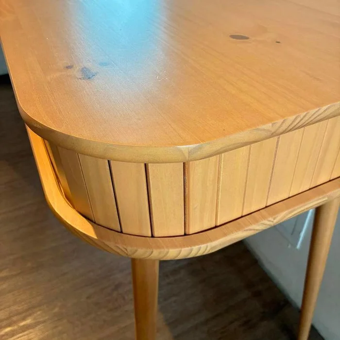 Escritorio Jani con Rolltop - Madera Maciza en Madera natural - Escritorios, Uruguay | Balton, vista 6