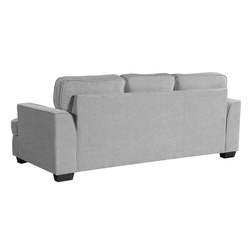 Sofá 3 Cuerpos Tela Gris Austin en Gris - Sillones y sofás, Uruguay | Divino, vista 4