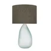Lampara De Mesa Vidrio-reciclado Transparente Gsz6 en Gris - Lámparas de mesa, Uruguay | Divino, vista 1 de 2