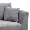 Sofá Belfast - Tela Microfibra - 2 cuerpos - 2222 (Grafito) en Gris - Sillones y sofás, Uruguay | NYR, vista 4 de 8