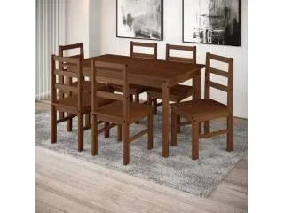 JUEGO COMEDOR OLIVIA 6SILL -CERA en Cera - Mesas de comedor, Uruguay | Que Sal Muebleria, vista 3