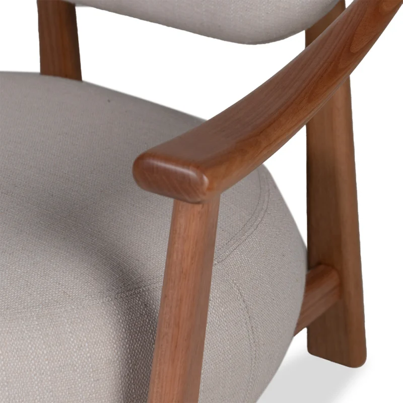 Butaca Nimbus - Tela Rústica - 218-G2 (Cruda) en Beige, Uruguay | NYR, vista 3