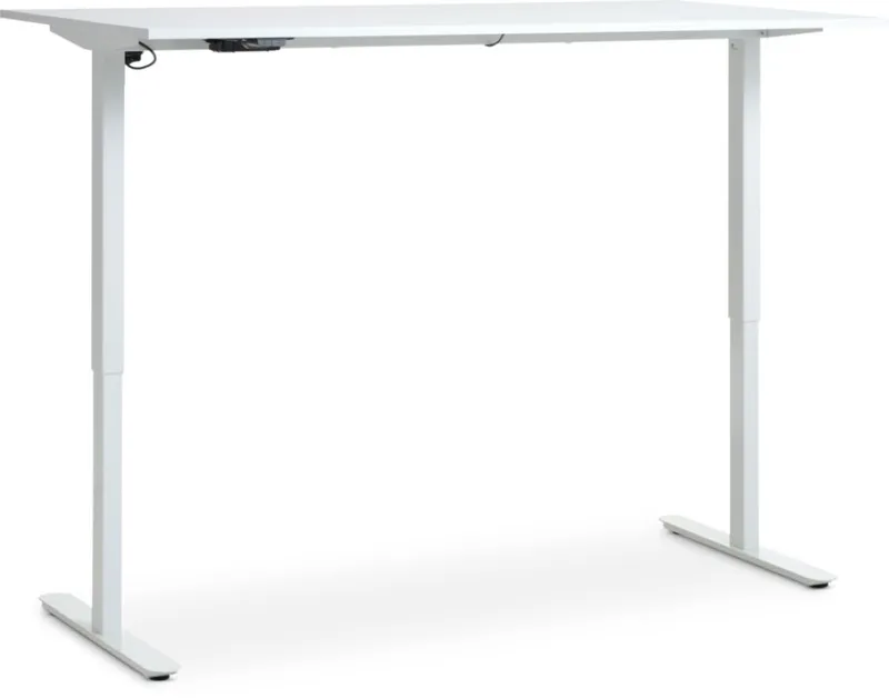 Escritorio altura reg SVANEKE 70x140 blanco en Blanco - Escritorios, Uruguay | JYSK