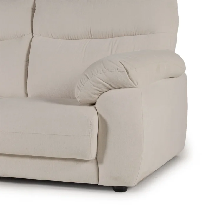 Sofá Aura - Tela Aquaclean Sustentable - 2 cuerpos - A fabricar en Gris - Sillones y sofás, Uruguay | Nyr, vista 5