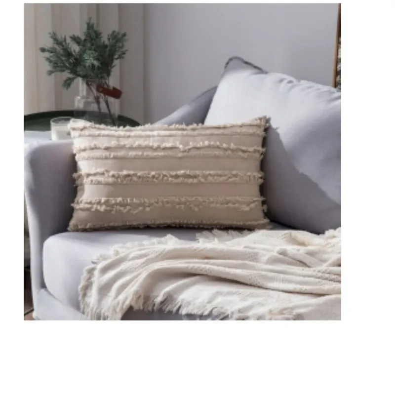 Almohadón con aplique Beige en Beige - Textiles, Uruguay | Finkel
