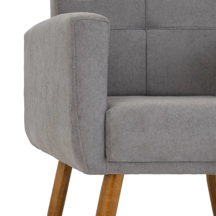 Kit 2 Poltrona + Puff Havana Gris en Beige - Sillones y sofás, Uruguay | Ecowood, vista 7