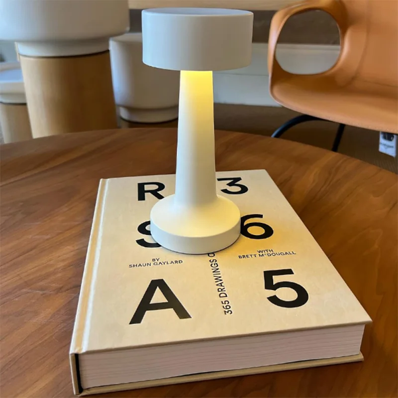 Lámpara de Mesa Tuvalu Portátil Recargable White en Blanco - Lámparas de mesa, Uruguay | Serlux, vista 6
